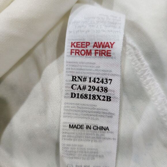 Outrageous Fortune Ivory Lace‎ High Neck Bishop Sleeve Tunic Shift Dress Size 12 - Picture 4 of 12